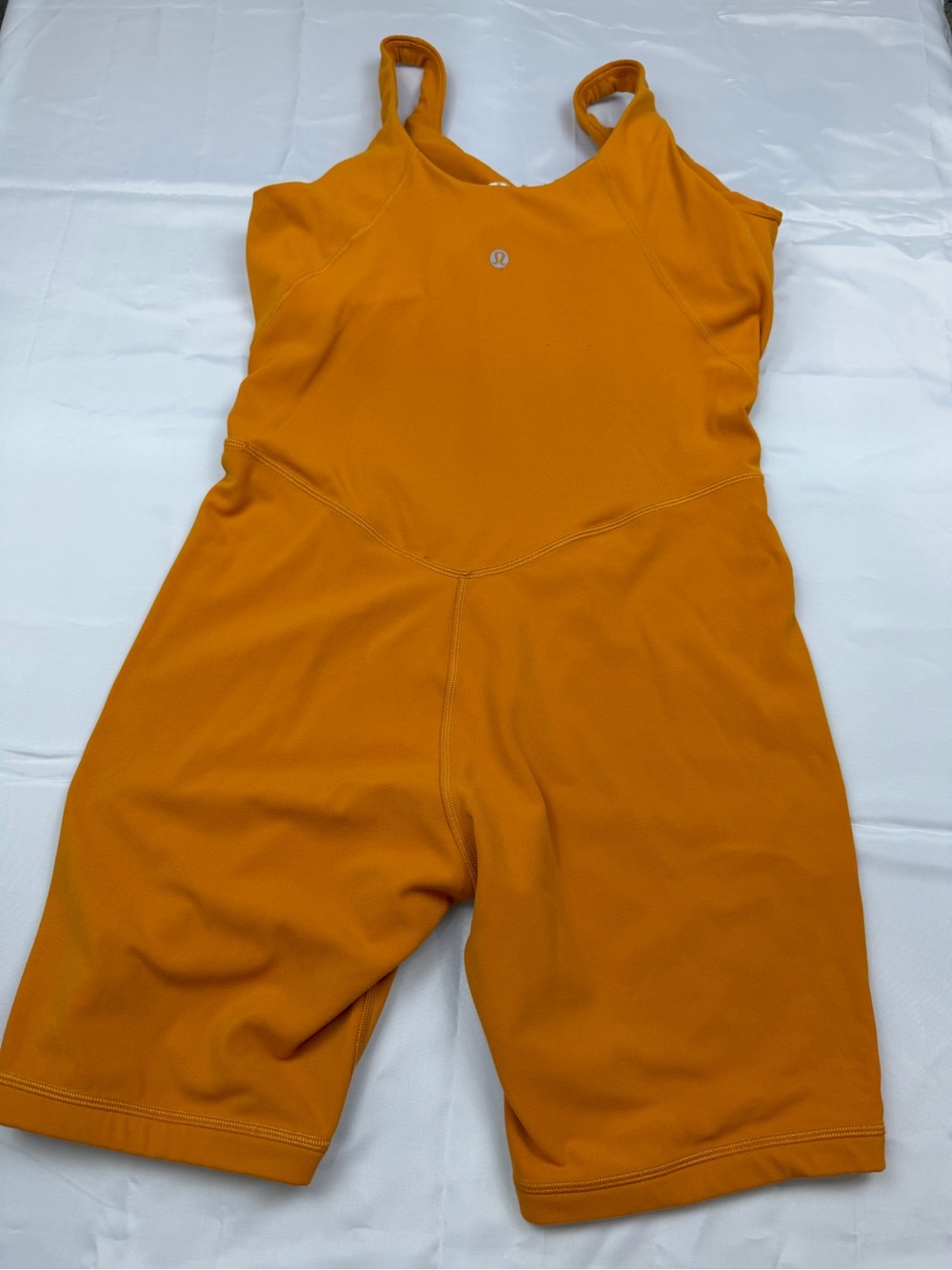 lululemon athletica Women's One-Piece Active Romper in Mustard - Picture 2 of 9